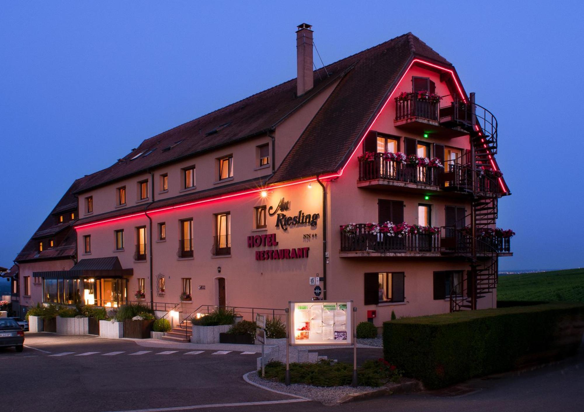 Hotel Restaurant Au Riesling Zellenberg Luaran gambar
